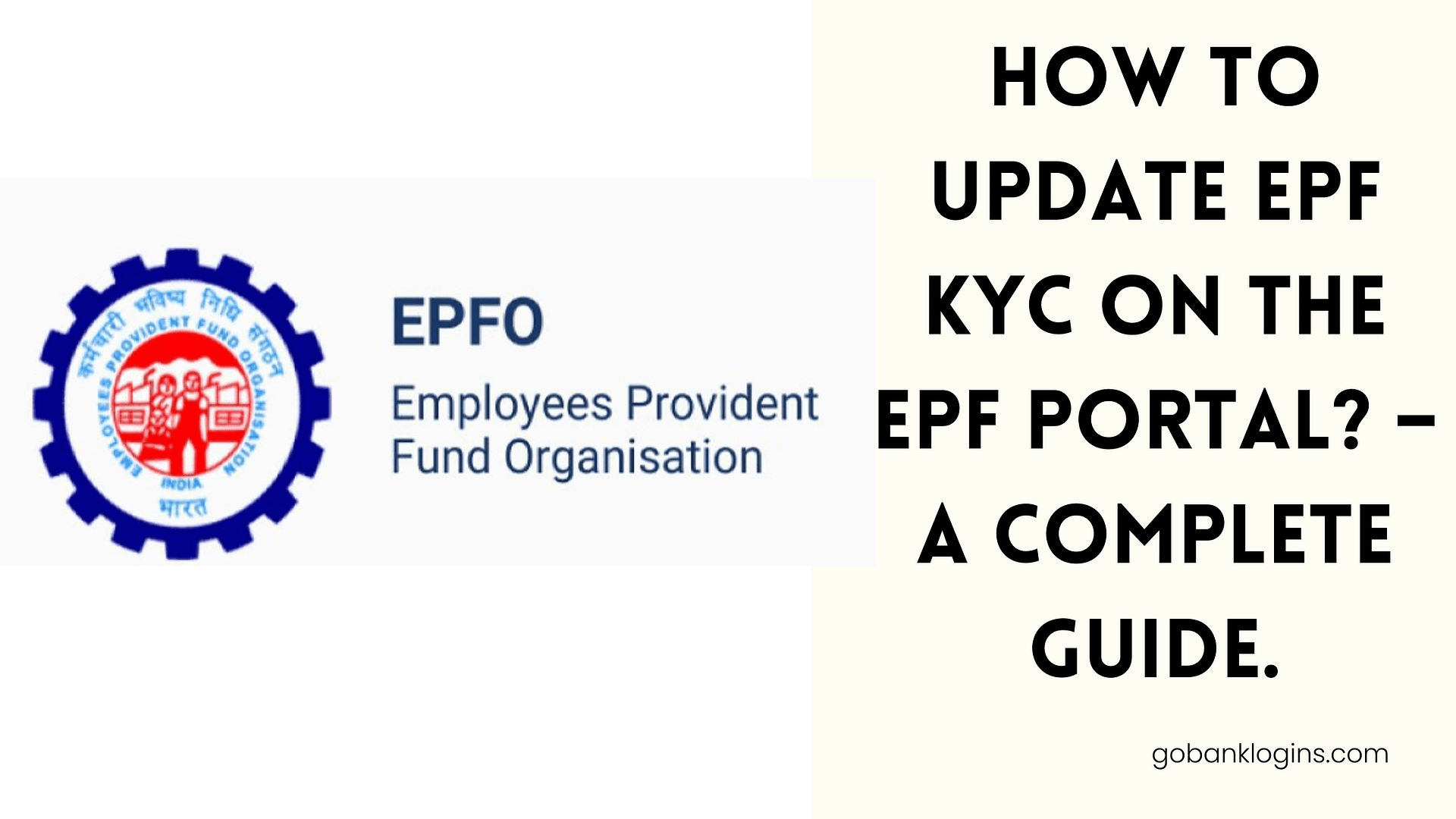 EPF KYC Update