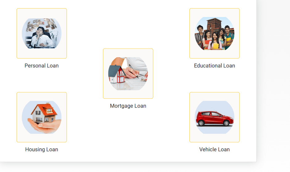Select loan option in PNB bank